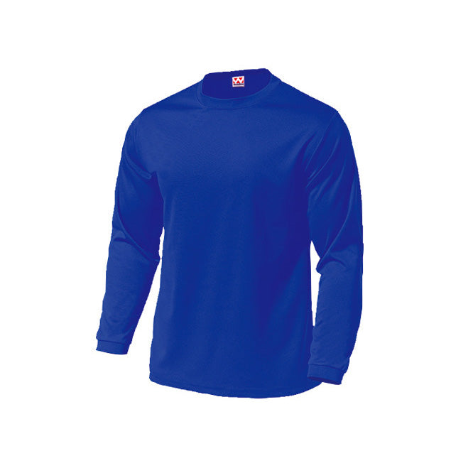 【送料無料】ドライライト長袖Tシャツ | キッズ | 1枚 | P350 | ロイヤルブルー