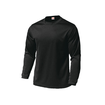 【送料無料】ドライライト長袖Tシャツ | キッズ | 1枚 | P350 | ブラック