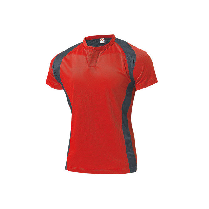 【送料無料】ラグビーシャツ | ユニフォーム | 1枚 | P3510 | レッド