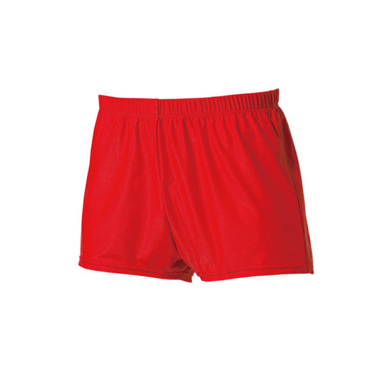 【送料無料】男子体操パンツショート | ユニフォーム | 1枚 | P480 | レッド