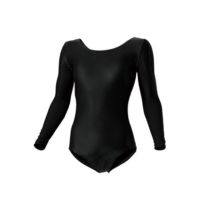 【送料無料】女子体操レオタード長袖 | ユニフォーム | 1枚 | P520 | ブラック