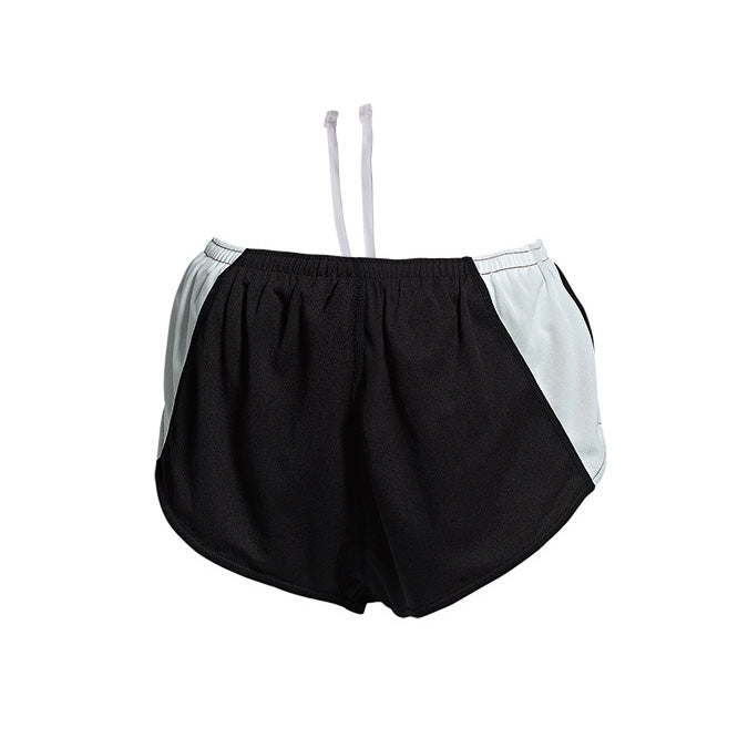 【送料無料】ウィメンズランニングパンツ | ユニフォーム | 1枚 | P5590 | ブラック×ホワイト