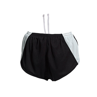 【送料無料】ウィメンズランニングパンツ | ユニフォーム | 1枚 | P5590 | ブラック×ホワイト