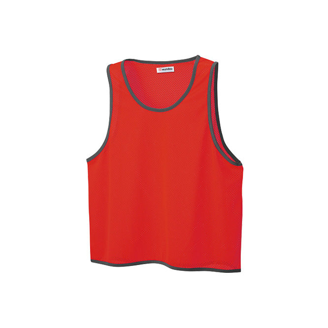 ベーシックビブス | ユニフォーム | 1枚 | P55 | レッド