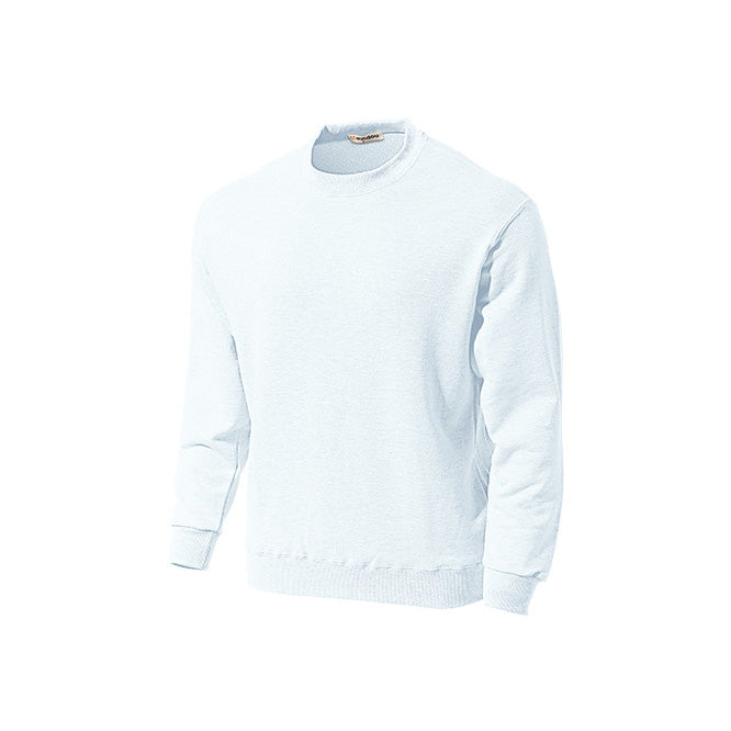 【送料無料】スーパーヘビーコットントレーナー | ユニフォーム | 1枚 | P601 | ホワイト