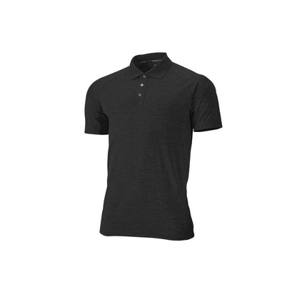 【送料無料】フィットネスポロシャツ | ユニフォーム | 1枚 | P715 | チャコールグレーミックスブラック