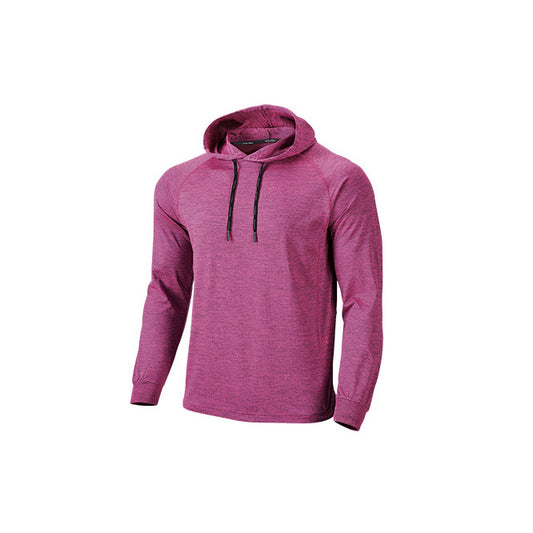 【送料無料】フィットネスフーディロングスリーブシャツ | ユニフォーム | 1枚 | P750 | ピンクカーネーションミックスブラック