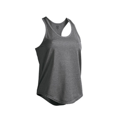 【送料無料】ウィメンズフィットネスストレッチタンクトップ | ユニフォーム | 1枚 | P880 | ブラックミックスホワイト
