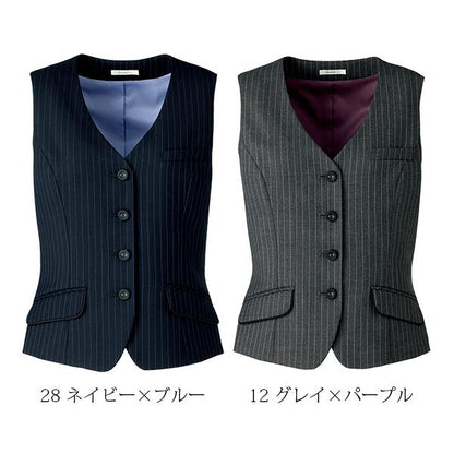 ベスト | レディース | 1枚 | AV1242 | ネイビー×ブルー