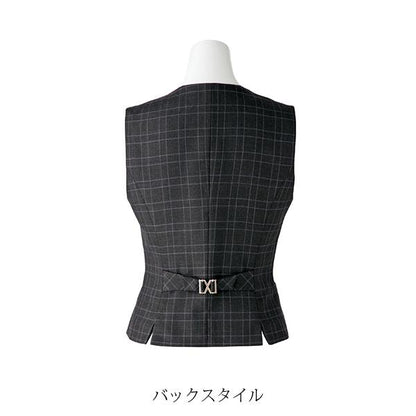 ベスト | レディース | 1枚 | AV1246 | グレー×ブルー