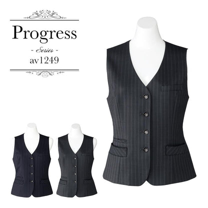 ベスト | レディース | 1枚 | AV1249 | ネイビー×ブルー