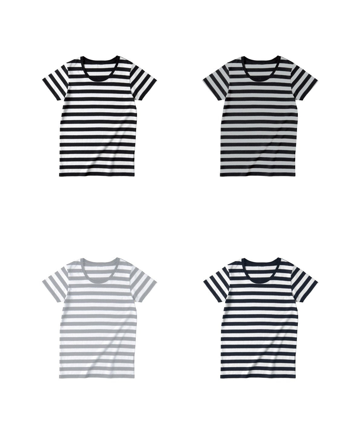 ウィメンズボーダーTシャツ | レディース | 1枚 | SBT-126 | ホワイト×ネイビー