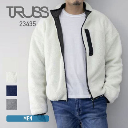 ビッグシルエット中綿ジャケット | メンズ | 1枚 | 23435 | アイボリー×カーキ