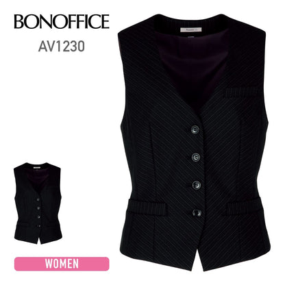 ベスト | レディース | 1枚 | AV1230 | ブラック×ピンク