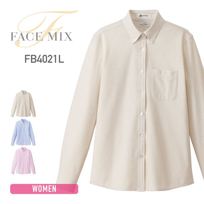 レディスニット吸汗速乾長袖ブラウス | レディース | 1枚 | FB4021L | ベージュ