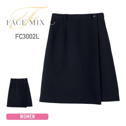 ラップキュロット | レディース | 1枚 | FC3002L | ブラック