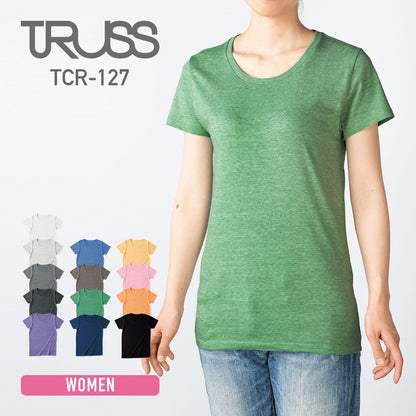 トライブレンド ウィメンズTシャツ | レディース | 1枚 | TCR-127 | ヘザーグリーン
