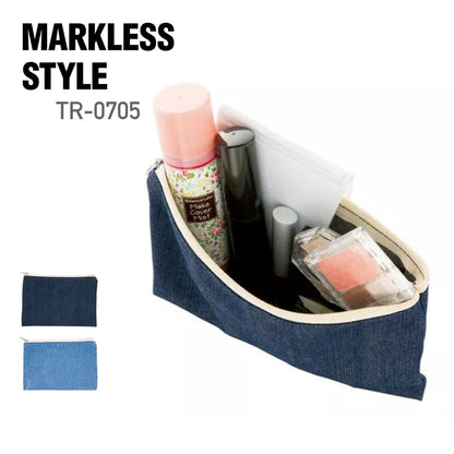 デニムフラットポーチ（Ｍ） | ノベルティ(小物) | 1枚 | TR-0705 | インディゴ