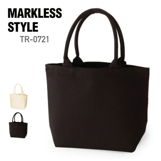 厚手キャンバス パイプハンドルトート（M) | ノベルティ(小物) | 1枚 | TR-0721 | ナイトブラック