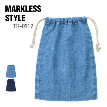 デニム巾着（M） | ノベルティ(小物) | 1枚 | TR-0919 | ヴィンテージブルー