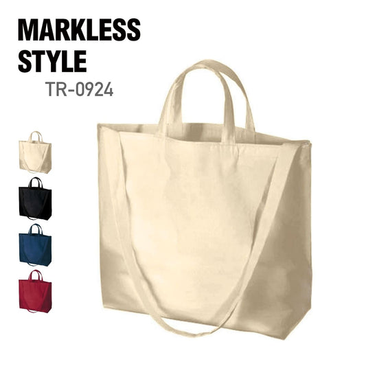 厚手コットン Wスタイルバッグ | ノベルティ(小物) | 1枚 | TR-0924 | ナチュラル