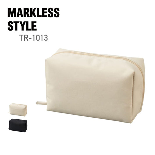 ベーシック スクエアポーチ | ノベルティ(小物) | 1枚 | TR-1013 | ミルキーベージュ