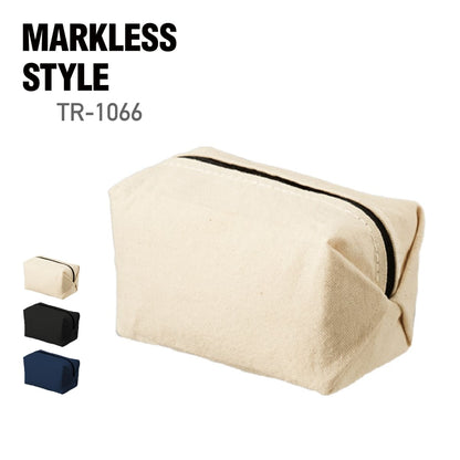 キャンバス リバーシブルポーチ | ノベルティ(小物) | 1枚 | TR-1066 | ナチュラル