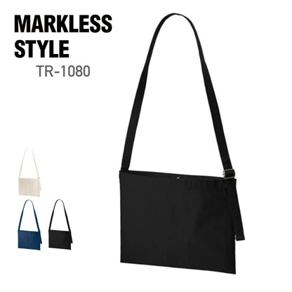 キャンバス アジャストショルダーサコッシュ | ノベルティ(小物) | 1枚 | TR-1080 | ナイトブラック