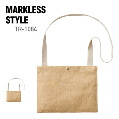 ジュート サコッシュ | ノベルティ(小物) | 1枚 | TR-1084 | ナチュラルベージュ