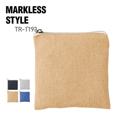 シャンブリック キャンバスフラットポーチ（SS） | ノベルティ(小物) | 1枚 | TR-1193 | ベージュ