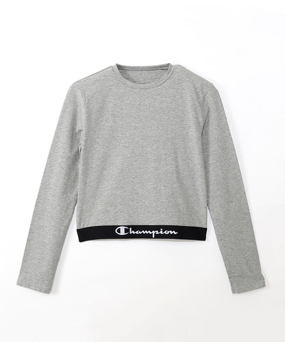 クルーネックロングTシャツ (CW4-Q501)  | メンズ | 1枚 | CW4-Q501 | オックスフォードグレー