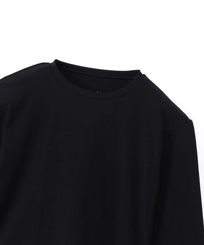 クルーネックロングTシャツ (CW4-Q501)  | メンズ | 1枚 | CW4-Q501 | オックスフォードグレー