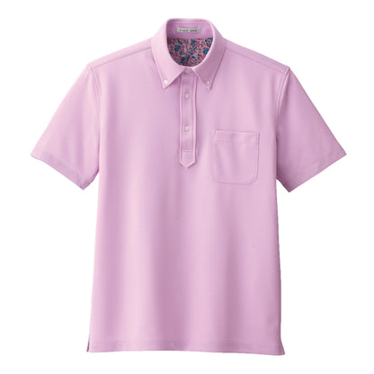 メンズポロシャツ(花柄 B) | メンズ | 1枚 | FB5025M | ネイビー