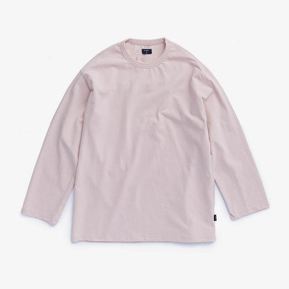 BACK LINE ダブルネック長袖ロングTシャツ | メンズ | 1枚 | WHTTP_BL | PINK