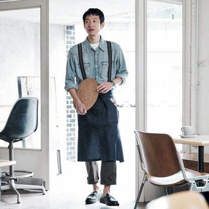 ソムリエエプロン | ノベルティ(小物) | 1枚 | FK7191 | ネイビー