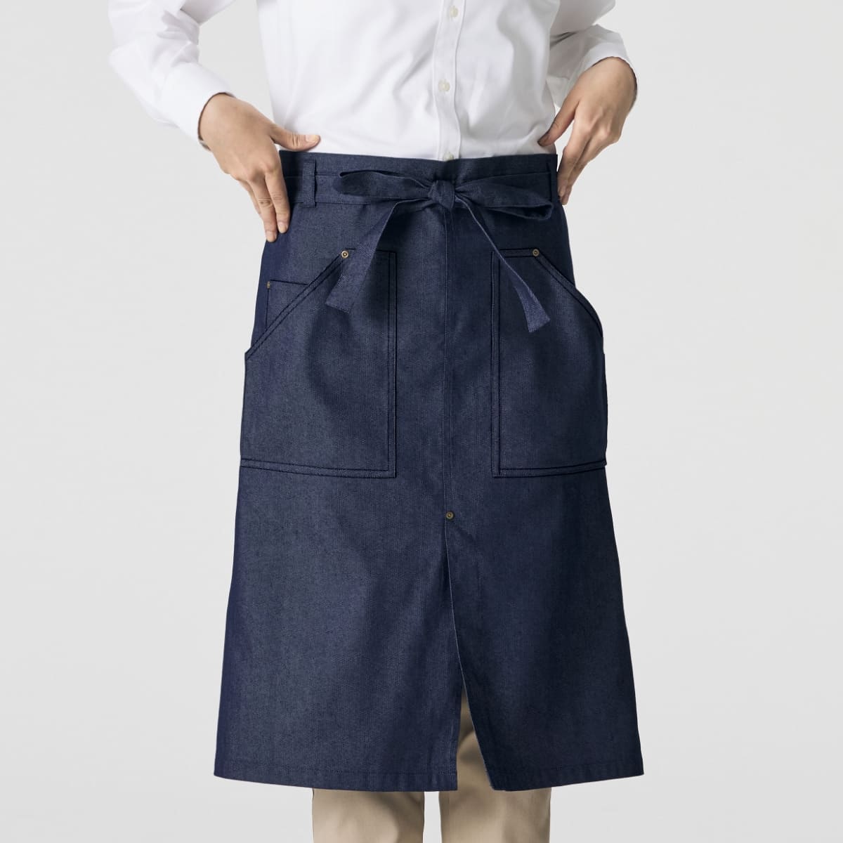 ソムリエエプロン | ノベルティ(小物) | 1枚 | FK7191 | ネイビー