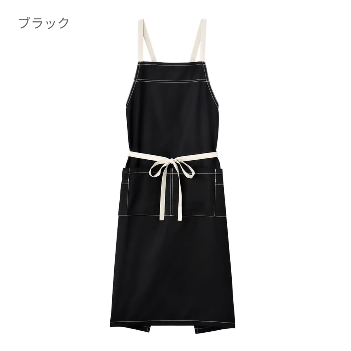 胸当てエプロン | ノベルティ(小物) | 1枚 | FK7196 | ブラック