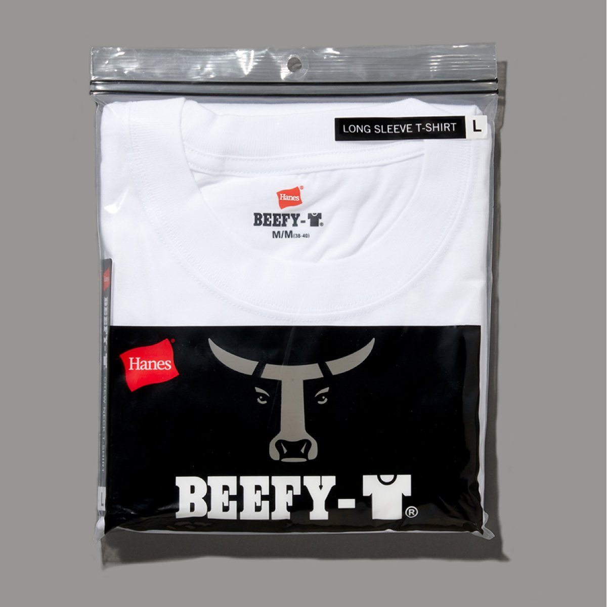 ビーフィーロングスリーブTシャツ BEEFY-T ヘインズ | ビッグサイズ | 1枚 | H5186L | ホワイト