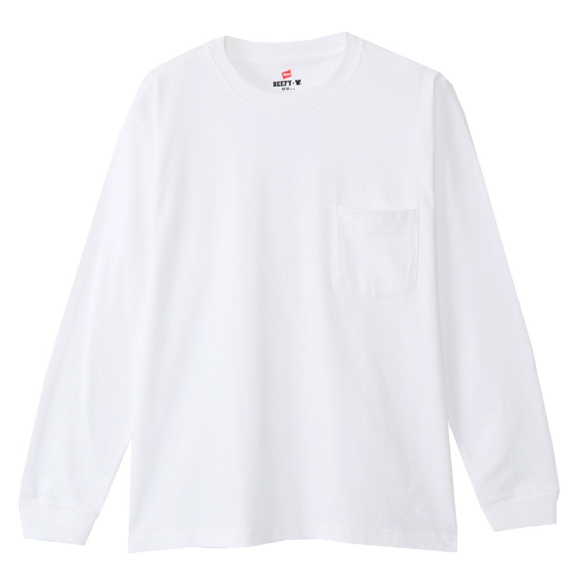ビーフィーポケットロングスリーブTシャツ BEEFY-T ヘインズ | メンズ | 1枚 | H5196 | ダークグレー