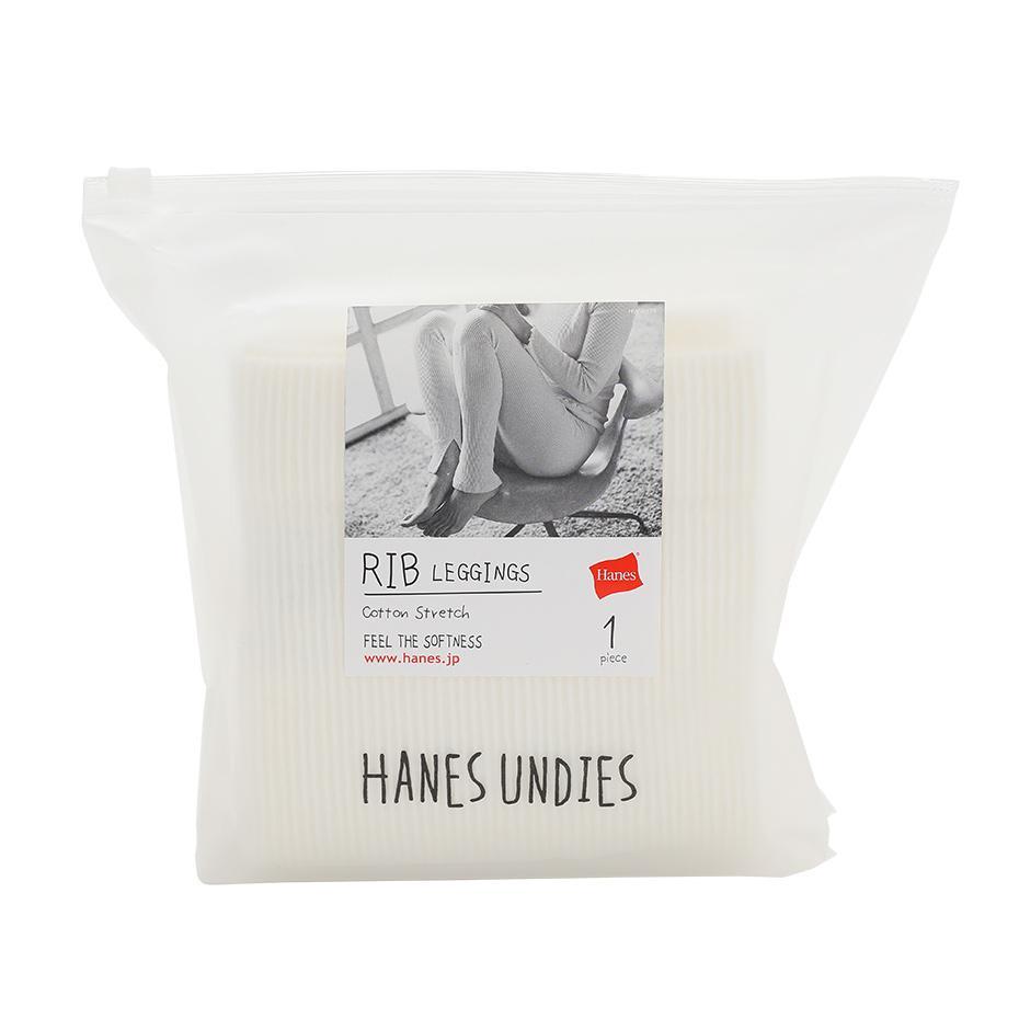 1P Hanes Undies Rib Leggings | レディース | 1枚 | HW9-S501 | ブラック
