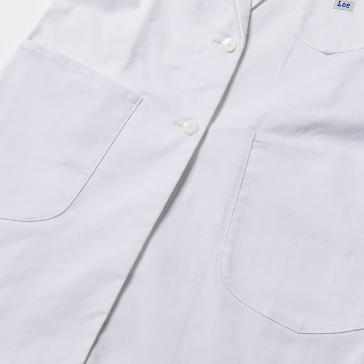Lee メディカル　レディースコート | メディカルウェア | 1枚 | LMC73001 | ホワイト