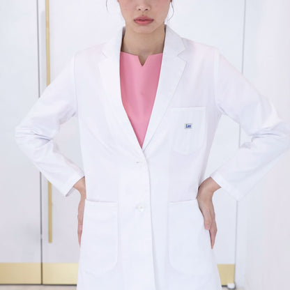 Lee メディカル　レディースコート | メディカルウェア | 1枚 | LMC73001 | ホワイト