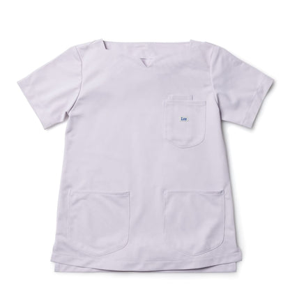 Lee メディカル　レディーススクラブ | メディカルウェア | 1枚 | LMS43001 | ホワイト