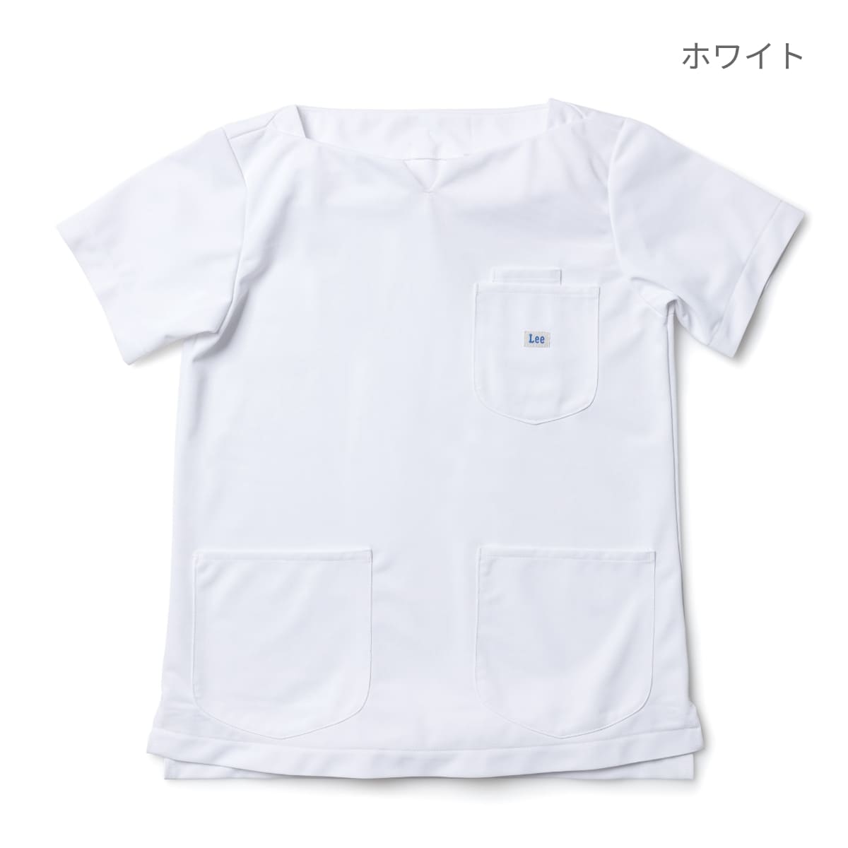 Lee メディカル　レディーススクラブ | メディカルウェア | 1枚 | LMS43001 | ホワイト
