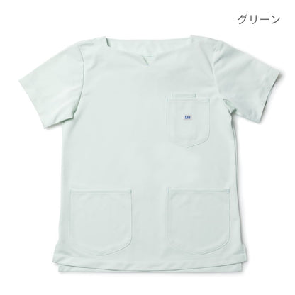 Lee メディカル　レディーススクラブ | メディカルウェア | 1枚 | LMS43001 | ホワイト