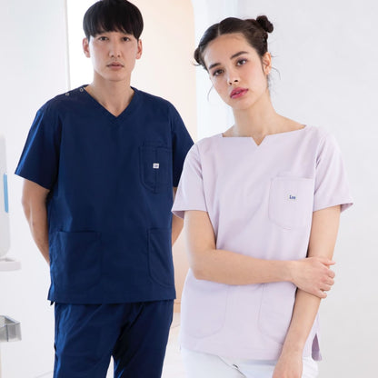 Lee メディカル　レディーススクラブ | メディカルウェア | 1枚 | LMS43001 | グリーン