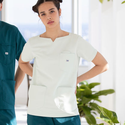 Lee メディカル　レディーススクラブ | メディカルウェア | 1枚 | LMS43001 | グリーン