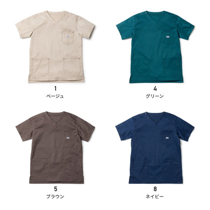 Lee メディカル　ユニセックススクラブ | メディカルウェア | 1枚 | LMS49001 | ベージュ