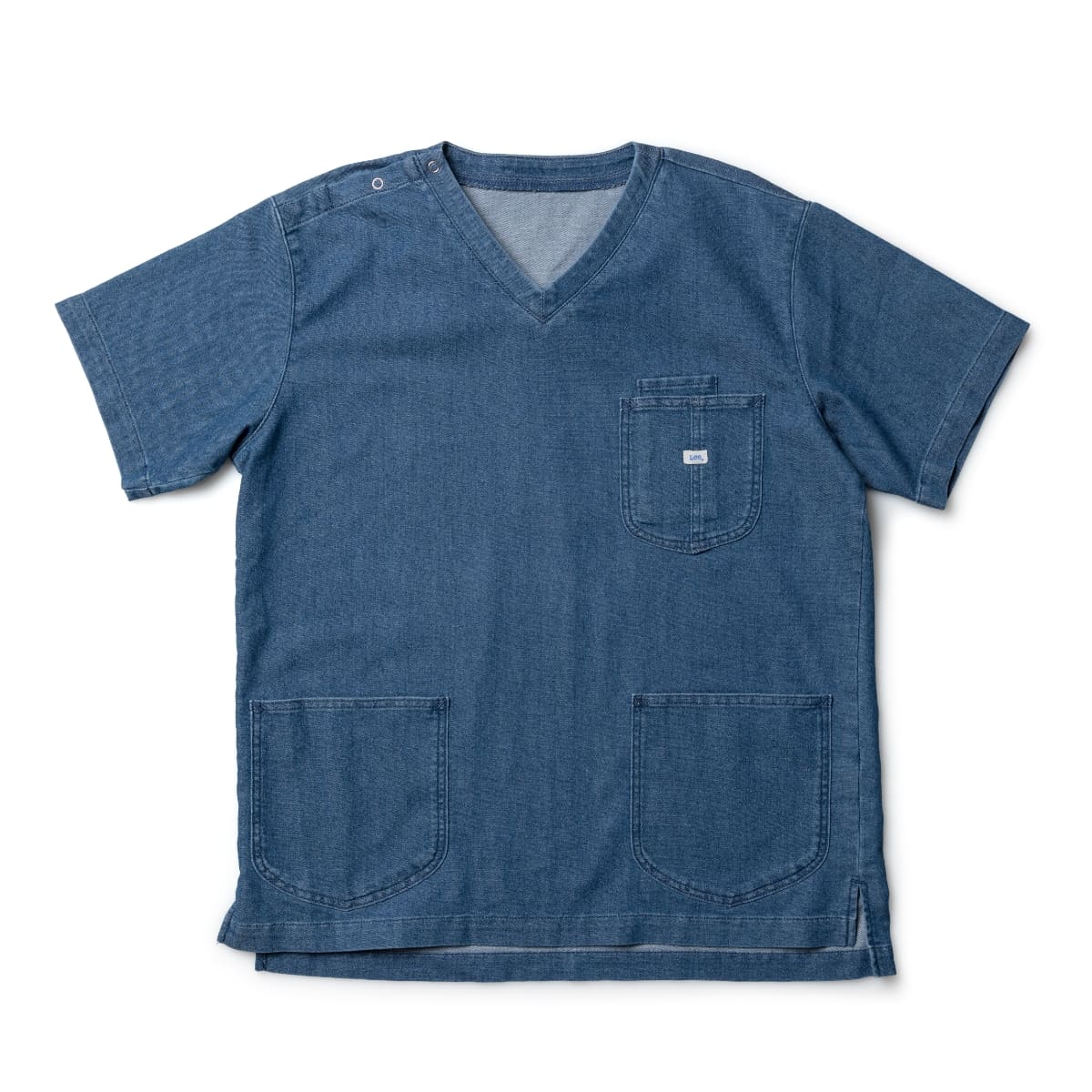 Lee メディカル　ユニセックススクラブ | メディカルウェア | 1枚 | LMS49002 | ブルー