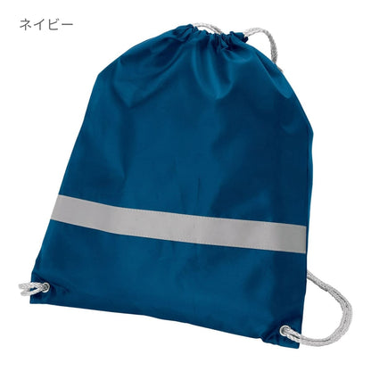 リフレクター付巾着リュック | ノベルティ(小物) | 1枚 | MA9029 | ブラック